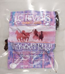 J.C. Rivers Gourmet Jerky - Black Pepper Wild Boar Jerky