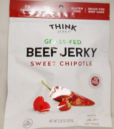 Think Jerky - Sweet Chipotle Grass-Fed Beef Jerky