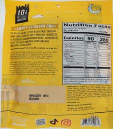 Louisville Vegan Jerky Co - Smoky Carolina BBQ Soy Jerky