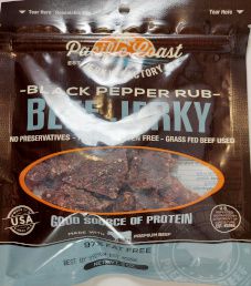 Pacific Coast Jerky Factory - Black Pepper Rub Grass Fed Beef Jerky
