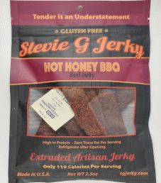 Stevie G Jerky - Hot Honey BBQ Beef Jerky