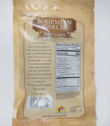 Buc-ee's Beef Jerky - Bohemian Garlic Beef Jerky
