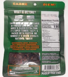 Made By True - Garlic & Herb Biltong