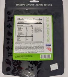 Avalon Meat Candy - Chili Lime Beef Chips