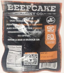 BeefCake Jerky Co. - Roasted Garlic Beef Jerky