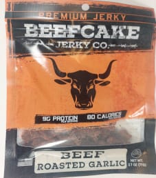 BeefCake Jerky Co. - Roasted Garlic Beef Jerky