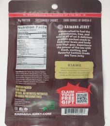 Kaimana Jerky - Kiawe Smoked Sea Salt Tuna Jerky