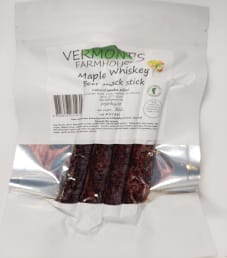 Vermont's Farmhouse Jerky - Maple Whiskey Beef Sticks