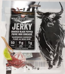 Wild Ridge Farms - Cracked Black Pepper Beef Jerky