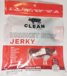 Clean Jerky Co. - Korean BBQ Beef Brisket Jerky