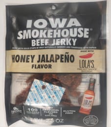 Iowa Smokehouse - Honey Jalapeno Beef Jerky
