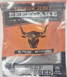 BeefCake Jerky Co. - Peppered Beef Jerky