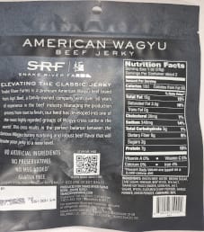 SRF - American Wagyu Beef Jerky