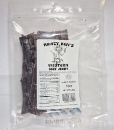 Krazy Ken's Western Beef Jerky - Western Beef Jerky