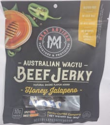 Meat Artisan - Honey Jalapeno Australian Wagyu Beef Jerky