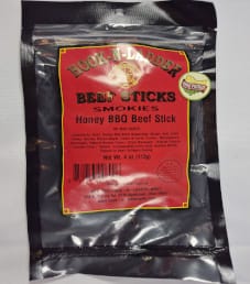 Hook-N-Ladder Jerky - Honey BBQ Beef Sticks