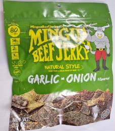 Mingua Beef Jerky - Garlic & Onion Beef Jerky