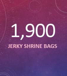 1,900 Jerky Shrine Bags