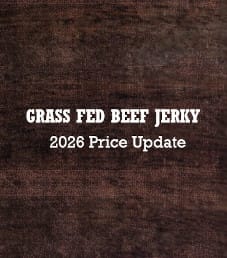 2026 Grass Fed Jerky Price