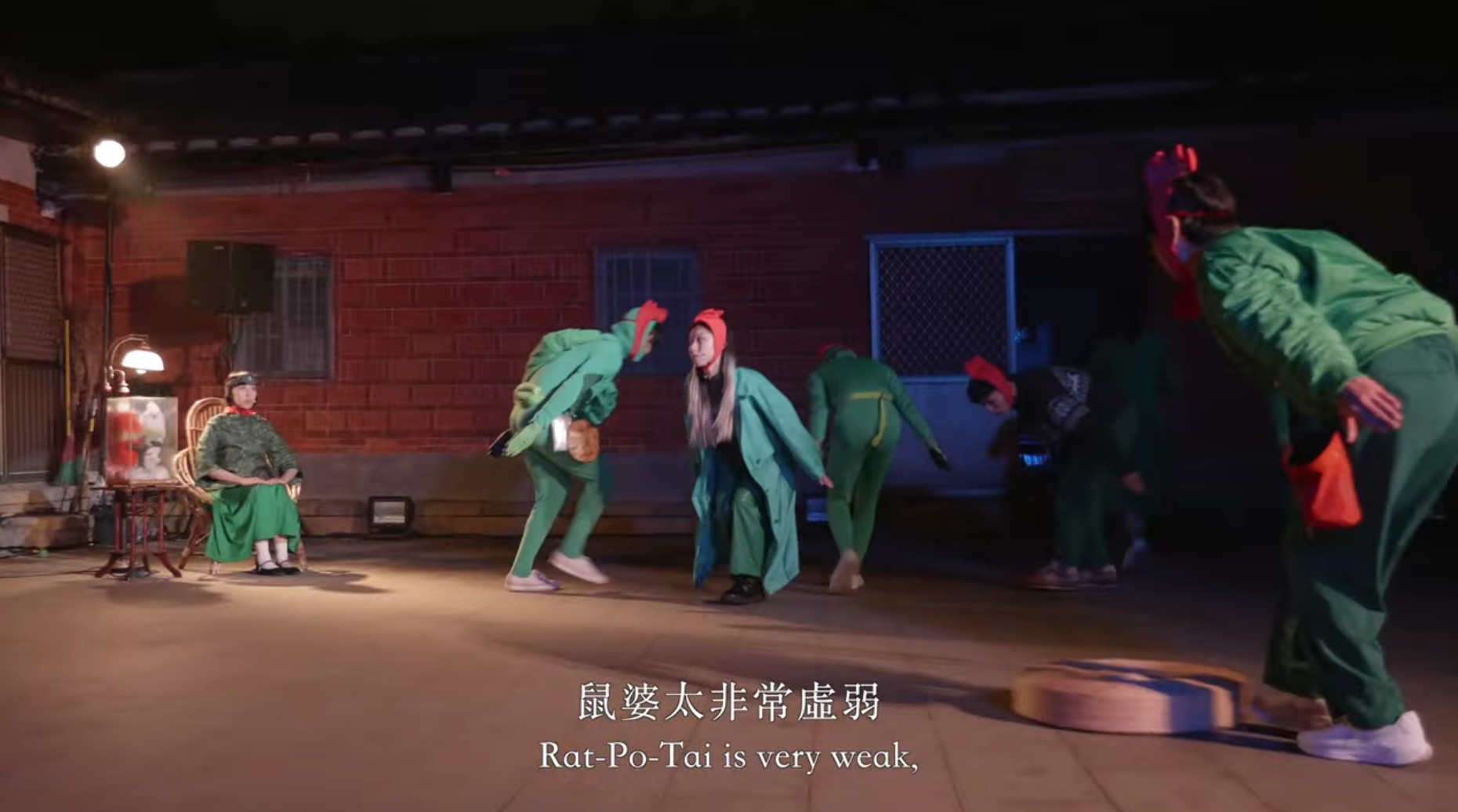 Great-Grand Rat-Po-Tai (So Old) Is Sleeping Next to A Landscape Painting, Diligently & Stingily Snoring-- But There Is No Landscape Painting!