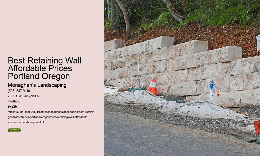 Best Retaining Wall Affordable Prices Portland Oregon