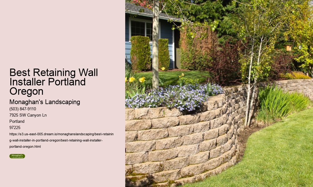 Best Retaining Wall Installer Portland Oregon