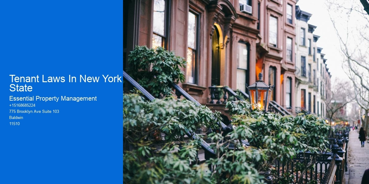Tenant Laws In New York State