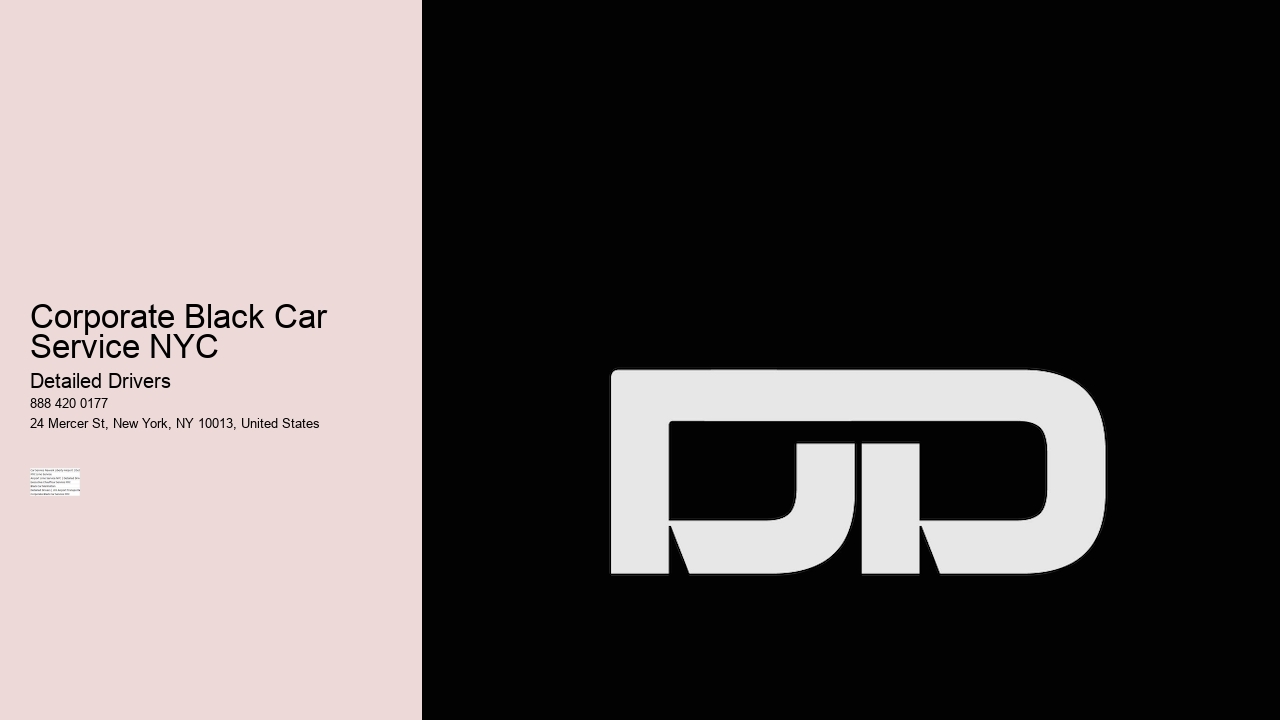 Corporate Black Car Service NYC