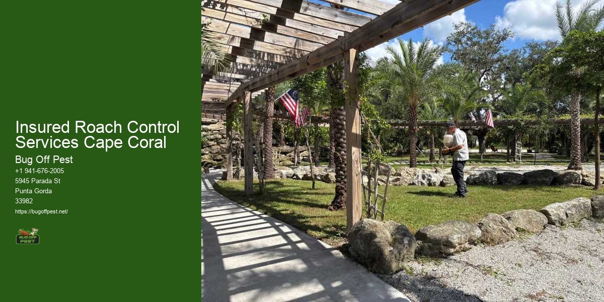 Insured Roach Control Services Cape Coral