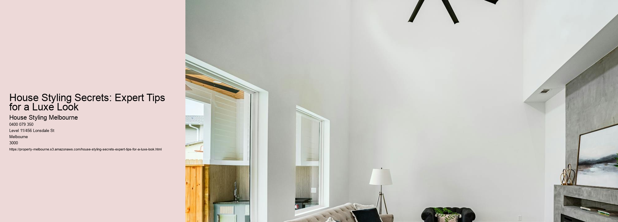 House Styling Secrets: Expert Tips for a Luxe Look