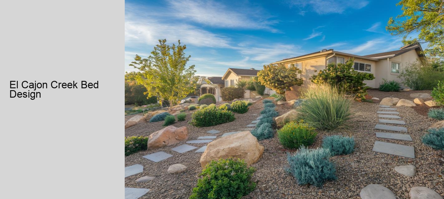 El Cajon Creek Bed Design