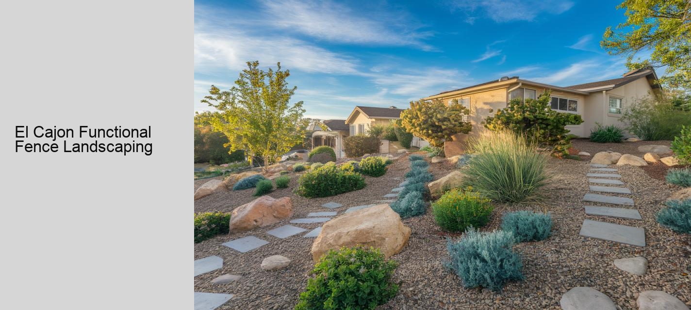 El Cajon Functional Fence Landscaping