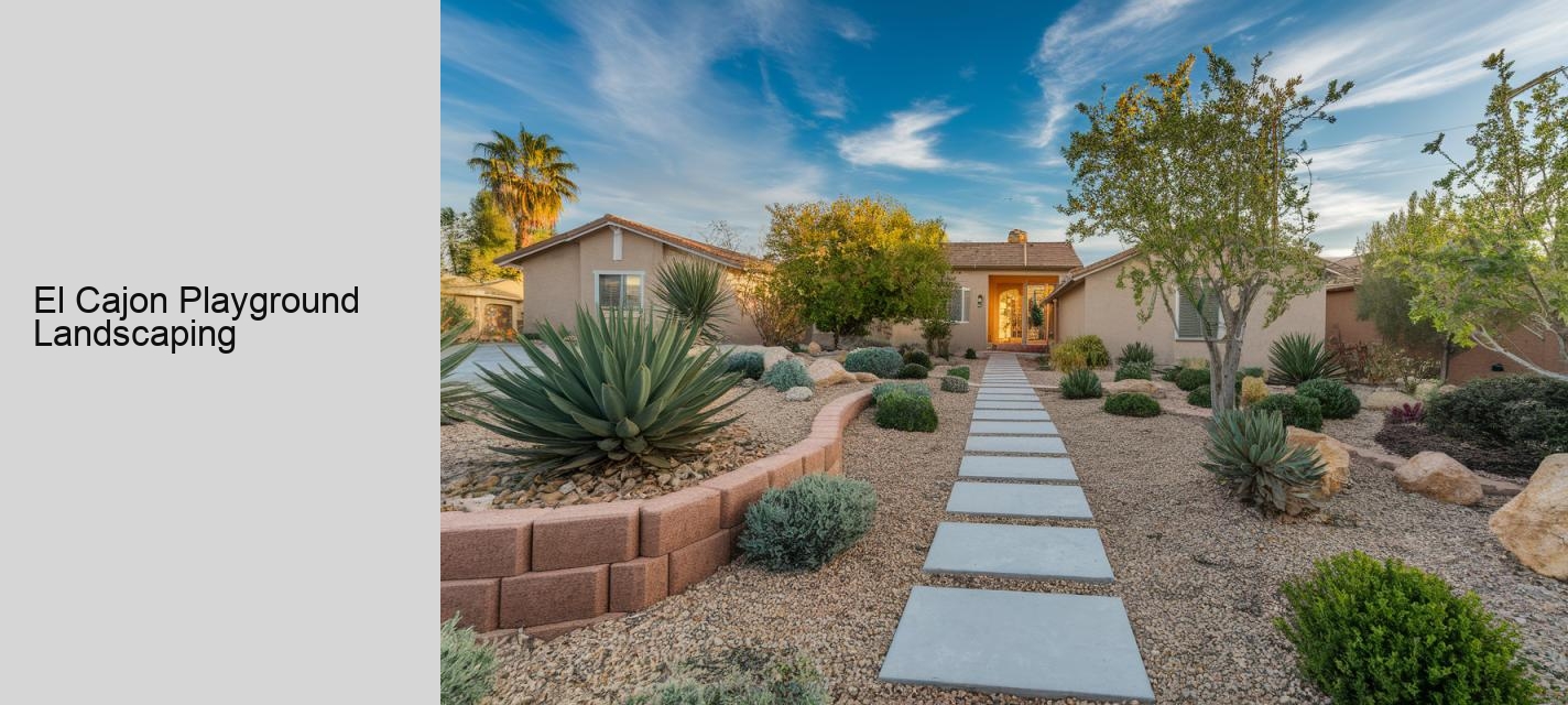 El Cajon Playground Landscaping