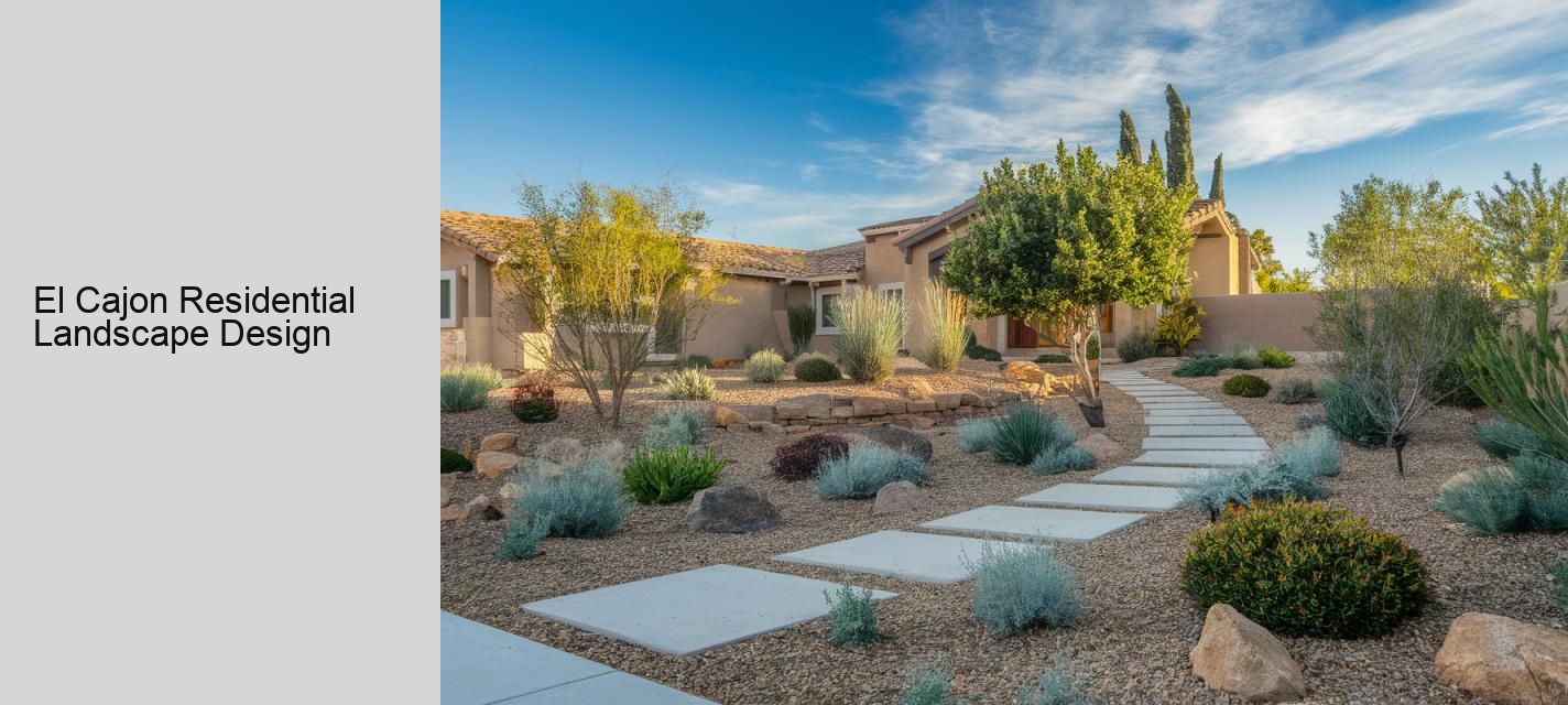 El Cajon Residential Landscape Design