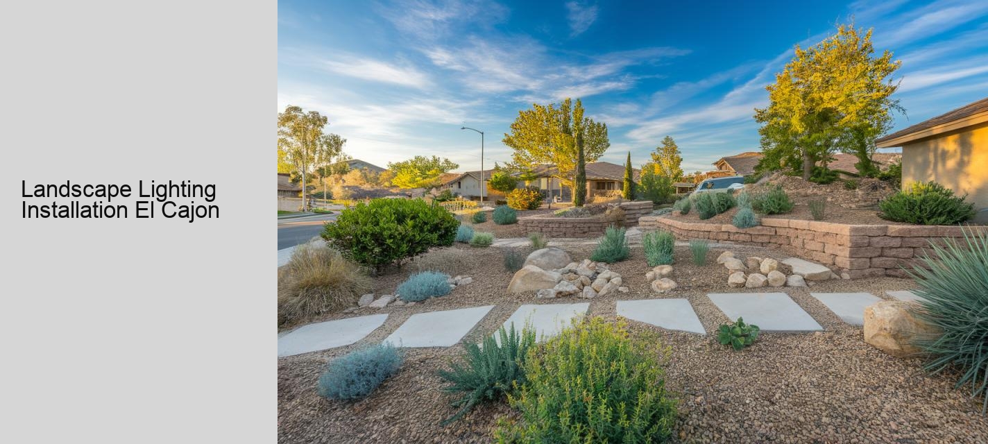 Landscape Lighting Installation El Cajon