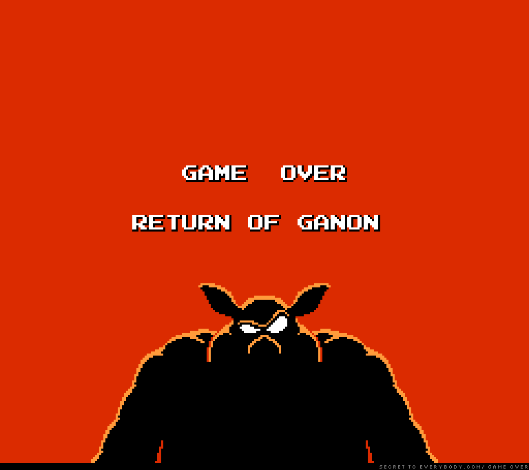 GAME OVER RETURN OF GANON