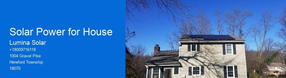 Solar Power for House