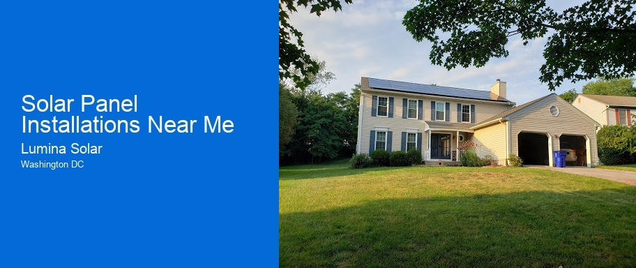 Solar Panel Installations Near Me
